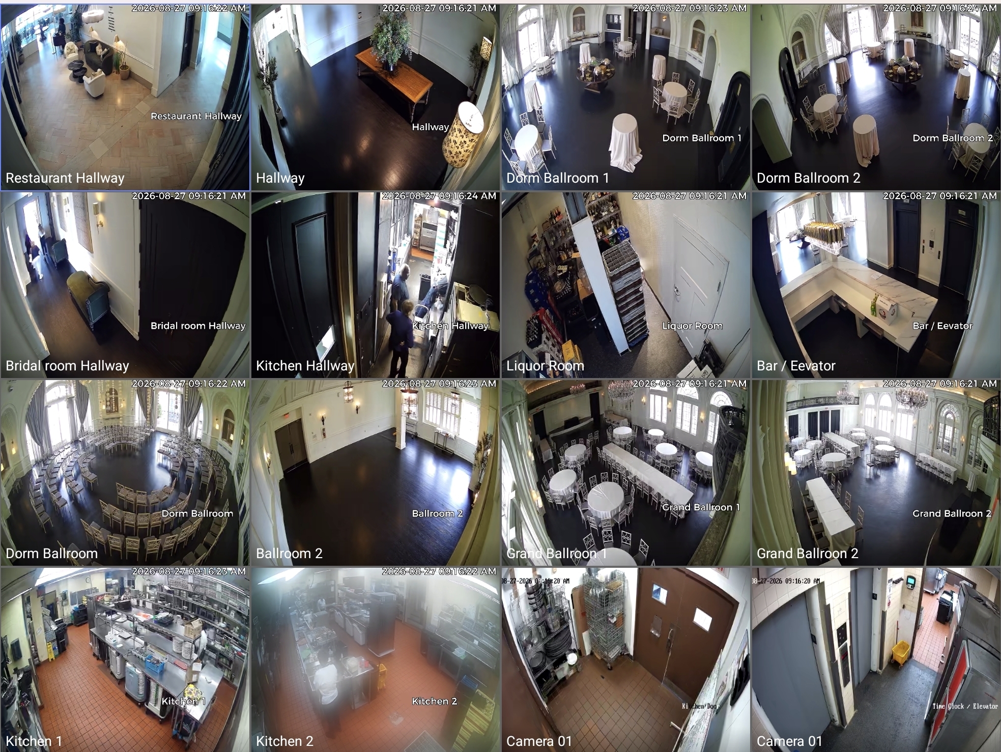 Hotel Camera, Restaurant Camera, Ballroom Camera, philadelphia, Downtown,